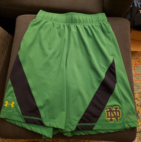 Under Armour Notre Dame Shorts - Picture 1 of 6